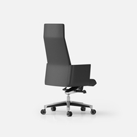 Chaise de bureau ergonomique pivotante moderne chromée personnalisée avec dossier réglable en hauteur pour le bureau à domicile et le salon