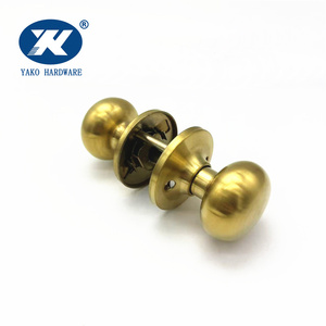 <span class=keywords><strong>Pomo</strong></span> de <span class=keywords><strong>Puerta</strong></span> Interior de Acero Inoxidable Chapado en Oro para Dormitorio o Baño - Product Image 4