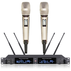Sistema <span class=keywords><strong>de</strong></span> micrófono inalámbrico profesional QLXD, <span class=keywords><strong>pantalla</strong></span> LED grande Digital, SKM9000, 200 canales, 2 portátiles, SKM 9000, Audio <span class=keywords><strong>y</strong></span> <span class=keywords><strong>sonido</strong></span> - Product Image 2