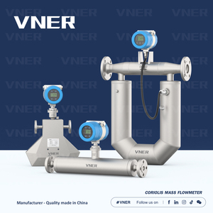 VNER Coriolis <strong>Mass</strong> Flowmeter High Accuracy Stainless Steel LCD <strong>Mass</strong> <strong>Flow</strong> <strong>Meter</strong> -50-300℃ Measuring Temperature for Heavy Oil - Product Image 6