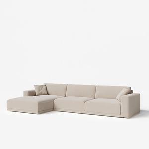 Sofá Seccional Moderno en Forma de L, Muebles Modulares para Sala de Estar de Estilo Mid-Century, Sofá Esquinero Tapizado de Primera Calidad, Gran Capacidad - Product Image 2