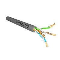 Kabel ST Kelas Profesional Cat5e U/UTP BC Kabel Ethernet Selubung PVC Konduktor Tembaga Terpilin 4-Pasangan 0.45mm Dapat Disesuaikan