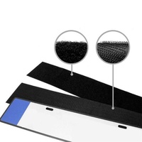 Adhésif double face écologique haute résistance pour bande auto-agrippante en nylon, fixation sans perçage pour plaque d'immatriculation de voiture