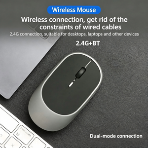 Mini Mouse Inalámbrico 2.4G con Batería y Retroiluminación LED para Computadora, Laptop, Tablet PC - Product Image 4