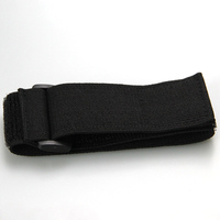 Sangle de rangement auto-adhésive en nylon élastique personnalisé, imperméable et ignifuge, boucle d'étiquette noire pour la salle des outils à la maison