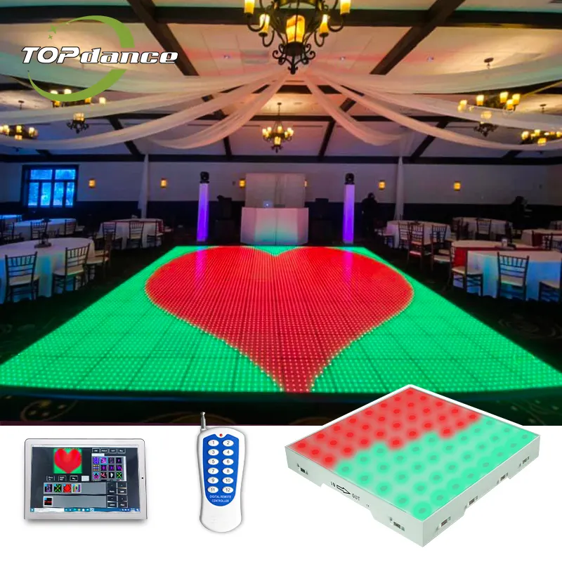 Prix de gros LED vidéo portable pliant plexiglas carreaux de plancher de danse en Chine achats en ligne