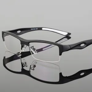 Модные очки для близорукости Tr90, оптические оправы для очков, мужские очки, высококачественные Полуободковые очки, оправа для очков