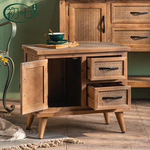 Mesa Consola de Madera [Brand] con Cajones de Almacenamiento y Puerta para Sala de Estar - Product Image 1