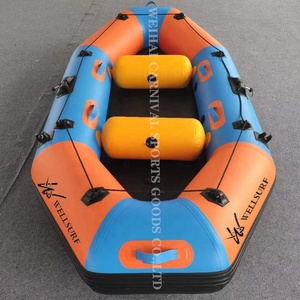 Balsa Salvavidas Inflable de PVC de 0.9mm, Certificada por la CE, Fabricada en China, Modelo SR400 Roja, para 8 Personas - Product Image 6
