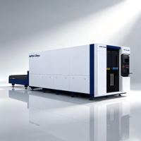 Machine de découpe laser CNC à fibre Han's Laser pour acier inoxydable, aluminium, laiton, acier au carbone et tôles métalliques