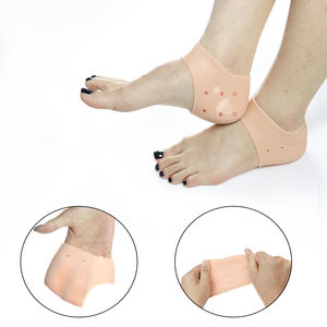 Semelles orthopédiques de sport personnalisées OEM en caoutchouc chaud Gel de silicone Manchons de talon pour le soulagement de la douleur et le soin des pieds Protecteurs de talon - Product Image 5