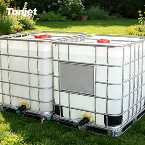 Kit de raccordement robuste pour deux conteneurs IBC avec filetage grossier S60x6 et <span class=keywords><strong>robinet</strong></span> col de cygne surélevé pour systèmes de collecte d'eau de pluie - Product Image 3