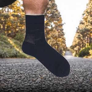 Calcetines Deportivos Transpirables de Punto para Hombre, Medias de Algodón para Entrenamiento de Baloncesto, Color Sólido - Product Image 3