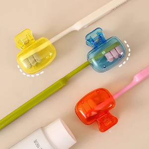 Travel Toothbrush Cover Foldable Plastic Protective Cap For Toothbrush Storage Portable Travel Accessory Multi Color Options - Product Image 2