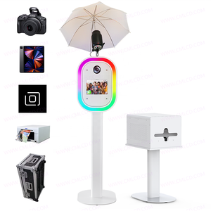 บูธถ่ายภาพ2024สำหรับ <span class=keywords><strong>iPad</strong></span> Air <span class=keywords><strong>Pro</strong></span> <span class=keywords><strong>11</strong></span>/13นิ้วใหม่<span class=keywords><strong>ล่าสุด</strong></span>บูธถ่ายภาพแบบ DSLR พร้อมแฟลชและร่ม - Product Image 2