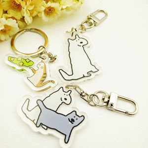 Manufacturer <b>Custom</b> Acrylic Charms Hanging Pendant Kpop Cute Design Print clear Acrylic <b>Keychains</b> - Product Image 5