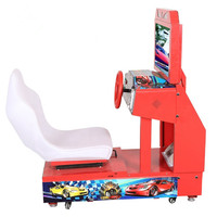 Jeu à jetons de machine de course de simulation de petite voiture de tour simple