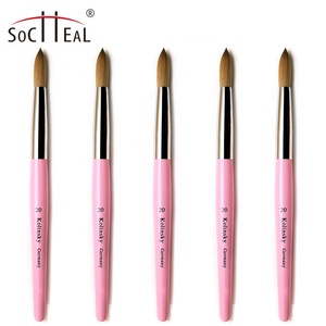 <span class=keywords><strong>Pinceau</strong></span> à ongles professionnel de haute qualité à tête ronde avec manche en bois, logo personnalisé, 100% Kolinsky pour <span class=keywords><strong>poudre</strong></span> acrylique, idéal pour les salons de manucure. - Product Image 6