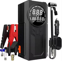Starter Jump truk 4-in-1 45W multifungsi, dengan Bank daya Inflator lampu LED, Booster mobil Digital