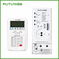 Compteur d'énergie prépayé monophasé SplitType STS avec clavier CIU externe RF/PLC anti-vol d'électricité pour les ensembles résidentiels au Kenya