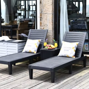 Tumbona Moderna de Plástico para Exteriores FYZK, Resistente al Agua, para Jardín, <span class=keywords><strong>Playa</strong></span>, Patio, Piscina, Ecológica - Product Image 1