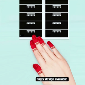 Vente en gros Nouveau design Autocollants arabes pour doigt <span class=keywords><strong>main</strong></span> pied Mehndi Art corporel personnalisé Pochoirs au henné Caractéristique temporaire - Product Image 2