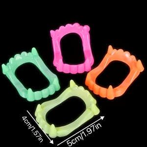 Accesorios de Disfraces para Fiesta de Halloween Pafu, Decoración de Halloween, Dentaduras Postizas de Plástico, Dientes de <span class=keywords><strong>Vampiro</strong></span> de Halloween - Product Image 2