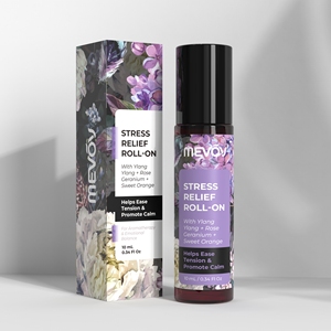 Roll-on d'aromathérapie OEM pour le soulagement du stress avec <span class=keywords><strong>Ylang</strong></span> <span class=keywords><strong>Ylang</strong></span>, Lavande, Bergamote, pré-dilué, non gras, apaisant, soin corporel - Product Image 1
