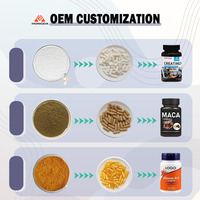 Extrait de plantes Maca Capsules Supplément de maca Poudre d'extrait de maca Poudre de maca noire Service OEM