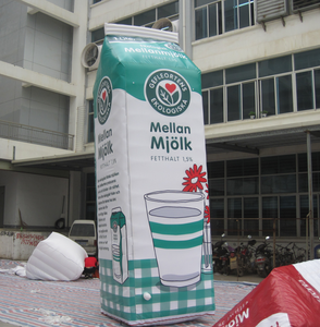 Inflatable Milk Carton for outdoor sale advertising events - Product Image 1