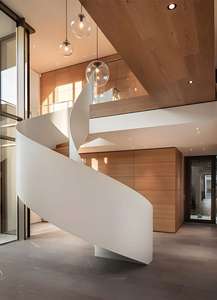 Design Moderne Wendeltreppe Innentreppe Bogentreppe Designer Gebogene Stahltreppen - Product Image 5