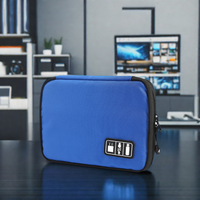Sac de rangement à fermeture éclair pour accessoires électroniques numériques, petit format, pour la maison, les voyages en extérieur, avec chargement USB et rangement pour cartes – Vente en gros, prêt à expédier