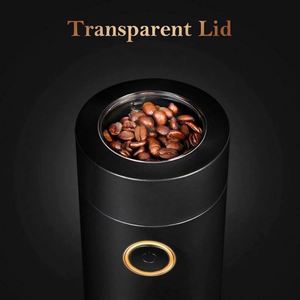 Mute Coffee Grinder Continuous Even Grinding Electric Spice Grinder Suitable for <b>Beans</b>, Spices, Pepper and Salt <b>Vanilla</b> Mini Cof - Product Image 4