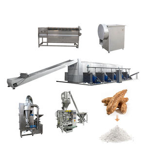 Línea de producción de yuca personalizable Línea de producción de harina de yuca Máquina procesadora de harina de yuca - Product Image 1