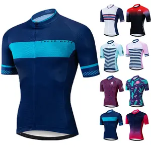 New Fashion 100% Polyester Sublimation Printing Bicycle Tops Team Club Bike Clothing Riding Shirts Unisex