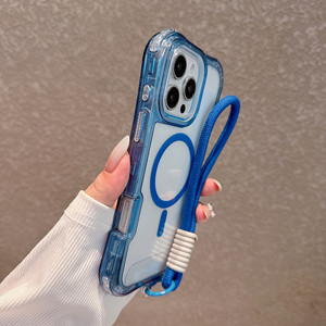 เคสโทรศัพท์แม่เหล็กใส 3-in-1 สำหรับ iPhone 17 16 15 14 13 12 11 Pro Max ป้องกันแรงกระแทกแบบเรียบง่าย - Product Image 6