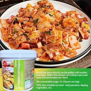 Nouilles froides rôties Pizza Red <span class=keywords><strong>Sun</strong></span> avec sauce saveur de fruits frits et crêpes épicées pour usage commercial - Product Image 4