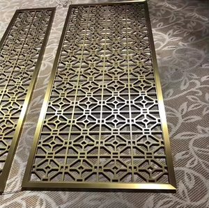 EX710 Divisores de Ambiente Plegables de Acero Inoxidable con Corte Láser Moderno para Separación de Salas de Estar de Lujo - Product Image 4