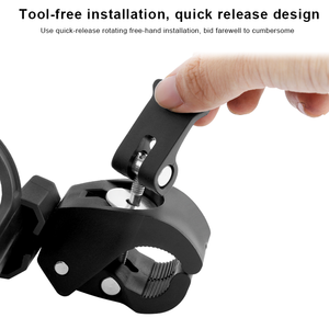 Porte-bouteille d'eau RIDERACE pour vélo, rotatif à 360°, multifonctionnel, support pour bouteille d'eau de vélo, peut contenir des bouteilles d'eau pour poussette - Product Image 4
