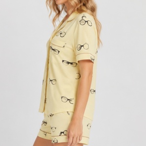 Produzione Professionale, Ottimo Prezzo, Set Pigiama da <span class=keywords><strong>Donna</strong></span> in Cotone Modal, Lussuoso Completo Due Pezzi, Abbigliamento da Casa, Indumenti da Notte - Product Image 3