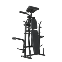 Banc de musculation inclinable multifonction pliable et réglable en métal, portable, pour fitness, avec logo personnalisé, vente en gros