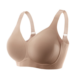 Soutien-gorge en gelée sans armatures, sans coutures, à bretelles réglables, style gothique européen et américain, confortable et fin, pour femmes grandes tailles - Product Image 5