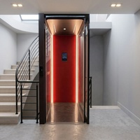 Ascenseur domestique à traction sans engrenages haute efficacité, élévateur de villa fiable, ascenseur résidentiel pour propriétaires exigeants