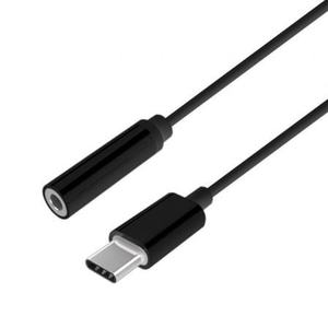 Convertidor USB tipo-C a jack 3.5 hembra, tipo macho, permite conectar auriculares y dispositivos de audio con USB-C. - Product Image 1
