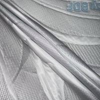 Tissu de matelas en polyester teint uni de haute qualité, 400 GSM, poids lourd, pour matelas de luxe