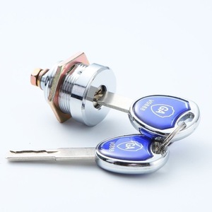 Cylindrical <b>Lock</b> <b>Cylinder</b> Bright Chrome Plated Iron <b>Lock</b> Core 2.0x2.2x1.75mm Safe Accessory - Product Image 3