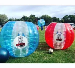 नवीनतम समाप्त inflatable TPU बम्पर गेंद