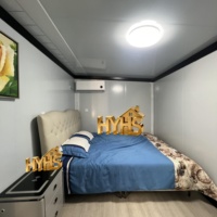 Maisons conteneurs préfabriquées extensibles certifiées de 40 pieds - Construction mobile en panneaux sandwich en acier léger pour hôtels