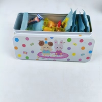 Boîtes en fer pour emballages de thé/aliments/bonbons/cracker, boîte de rangement en métal de qualité alimentaire, résistante à la rouille et durable