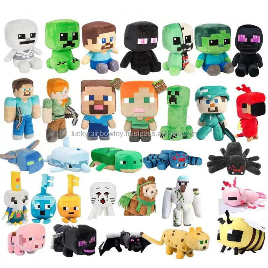 minecraft plush soft custom stuffed toy doll for kids manufacturer